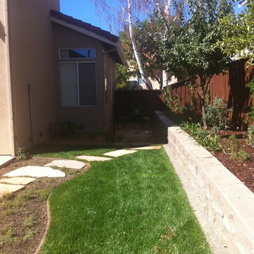 Private garden from Lawn Reduction