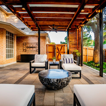 Serene Amberglow Patio | Carrolton Outdoor Living