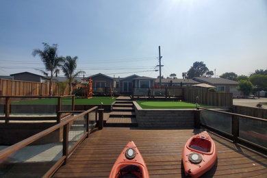 putting green and turf for backyard
