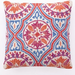 Back Bay Orange & Blue Hook Pillow - Decorative Pillows