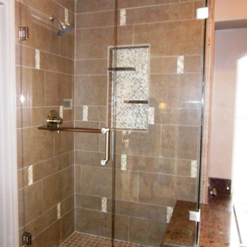 Highland Village Master Bath Shower Enclosure