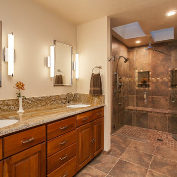 Huge shower with bench seating Denver CO