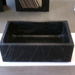 Carved soapstone sink - Kitchen Sinks