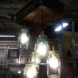 Mason Jar Light Fixture - Novelty Lighting