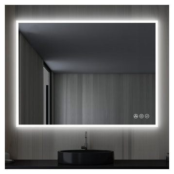 Details about   LIGHTSMAX Fogless Bathroom Mirror with Removable Wall Adhesive 