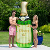 94" Green and Gold Champagne Swimming Pool Float