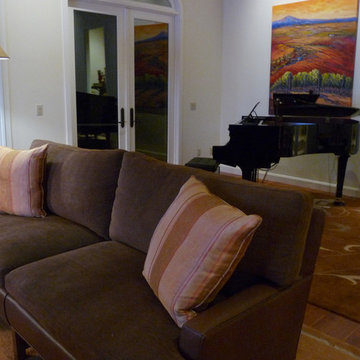 Living Room Incorporating Baby Grand Piano