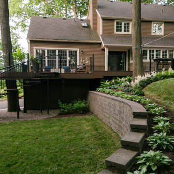 Modern Tree Canopy Deck & Woodland Oasis - Fonthill