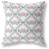 Amrita Sen Broadcloth Pillow With White Blue Gray Finish CAPL479BrCDS-BL-16x16