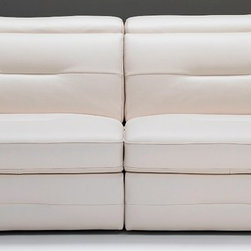Natuzzi Editions Contemporary Leather Sofa B725 - Sofas