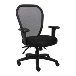 Black High Back Multi Function Mesh Office Task Chair - Office Chairs