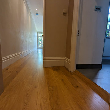 Random Width Floor Engineered Oak Boards with Sound Insulation| Riverview Garden