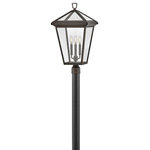 Hinkley - Hinkley Alford Place 26" Lg LED Post Top / Pier Mount Lantern, Oil Rubbed Bronze - The clean and classic design of Alford Place is the epitome of timeless elegance. The precision die-cast frame and top loop paired with a sealed glass roof provide excellent illumination from all sides. Part of the Estate Series, Alford Place is designed to meet the needs of expansive properties, offering a breadth of fixtures defined by coordinating composition, enduring architecture, and time-honored craftsmanship.