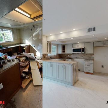 Full Kitchen Remodel Before After