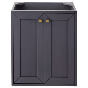 Chianti 24" Single Vanity Cabinet, Mineral Grey