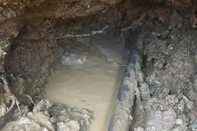 Main Water Line Leak Repair