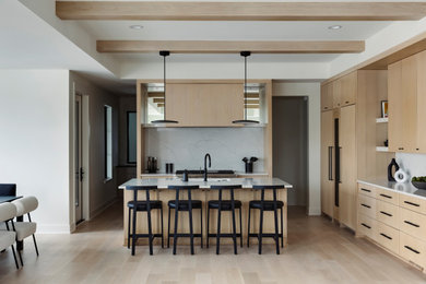 Kitchen - modern kitchen idea in Minneapolis