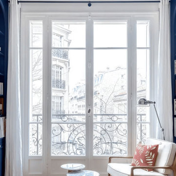 Rénovation complète d’un appartement haussmannien – 110 m², Paris 16e