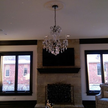 Lemont Home showcasing Beautiful SCHONBEK chandeliers