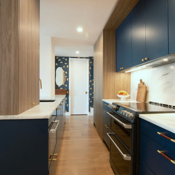 Deep Blue Kitchen