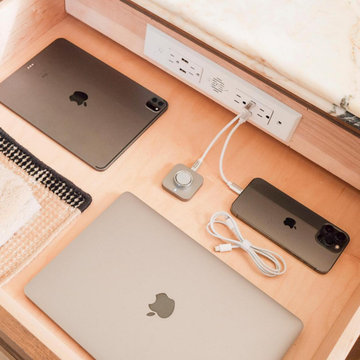 Sandra’s Kitchen Remodel with a Hidden Charging Drawer