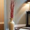 Classic Natural Bamboo Floor Vase, 47"