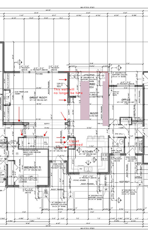 Need your creativity planning half walls and posts! | Houzz Forum