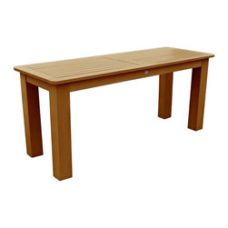 Highwood - Highwood Outdoor Counter Height Sideboard Table - AD-CTB25, Toffee - Outdoor Pub And Bistro Tables