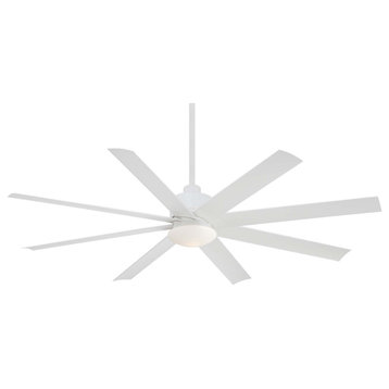 Minka Aire F888L-WHF Slipstream LED, 65" Ceiling Fan, Flat White