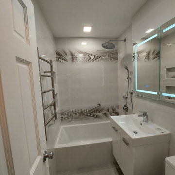 Newly renovated bathroom in Brooklyn, NY