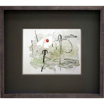 Joan MIRO Limited EDITION Lithograph Watercolor 1963 w/Cat Ref. c82 w/Frame