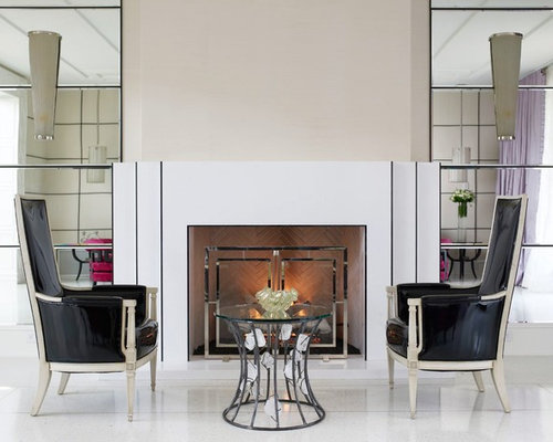 Mirrors On Sides Of Fireplace | Houzz