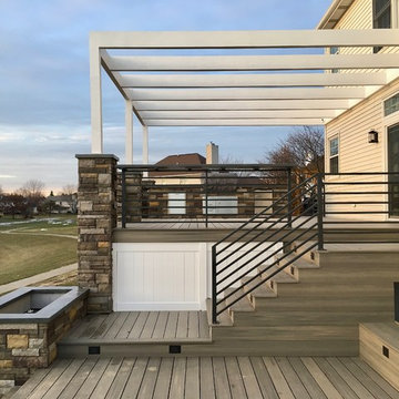 Custom Two Tier Deck and Pergola