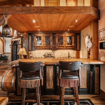 Rustic Home Bar