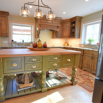 Rustic Knotty Alder Kitchen