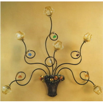 Alba Lamp, Wall Light Sconce, G9 Bulb/Scavo Murano