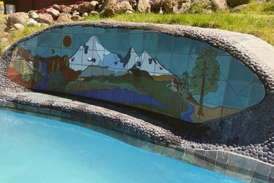 Inspiration for a craftsman pool remodel in Other