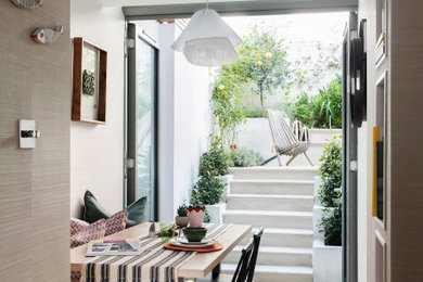 Inspiration for a classic dining room in London.