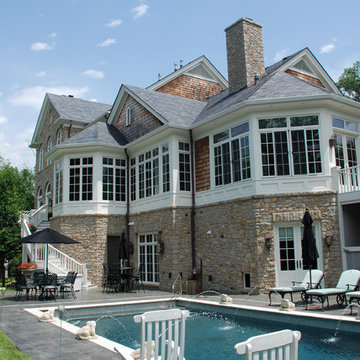 Georgian Style Home Pool
