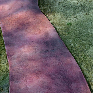 Decorative Concrete Walkways (Stained - Stamped - Resurfaced)