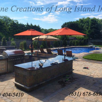 West Islip, N.Y 11795 | Cambridge Paver Pool Patio | Outdoor Living Resort