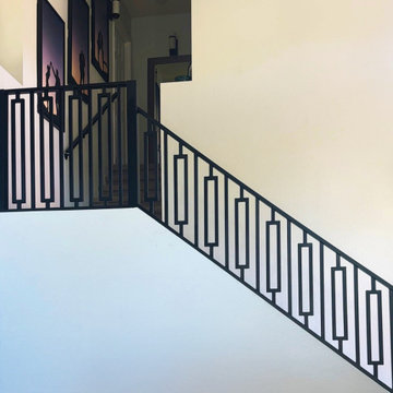 Custom Iron Staircase Railing