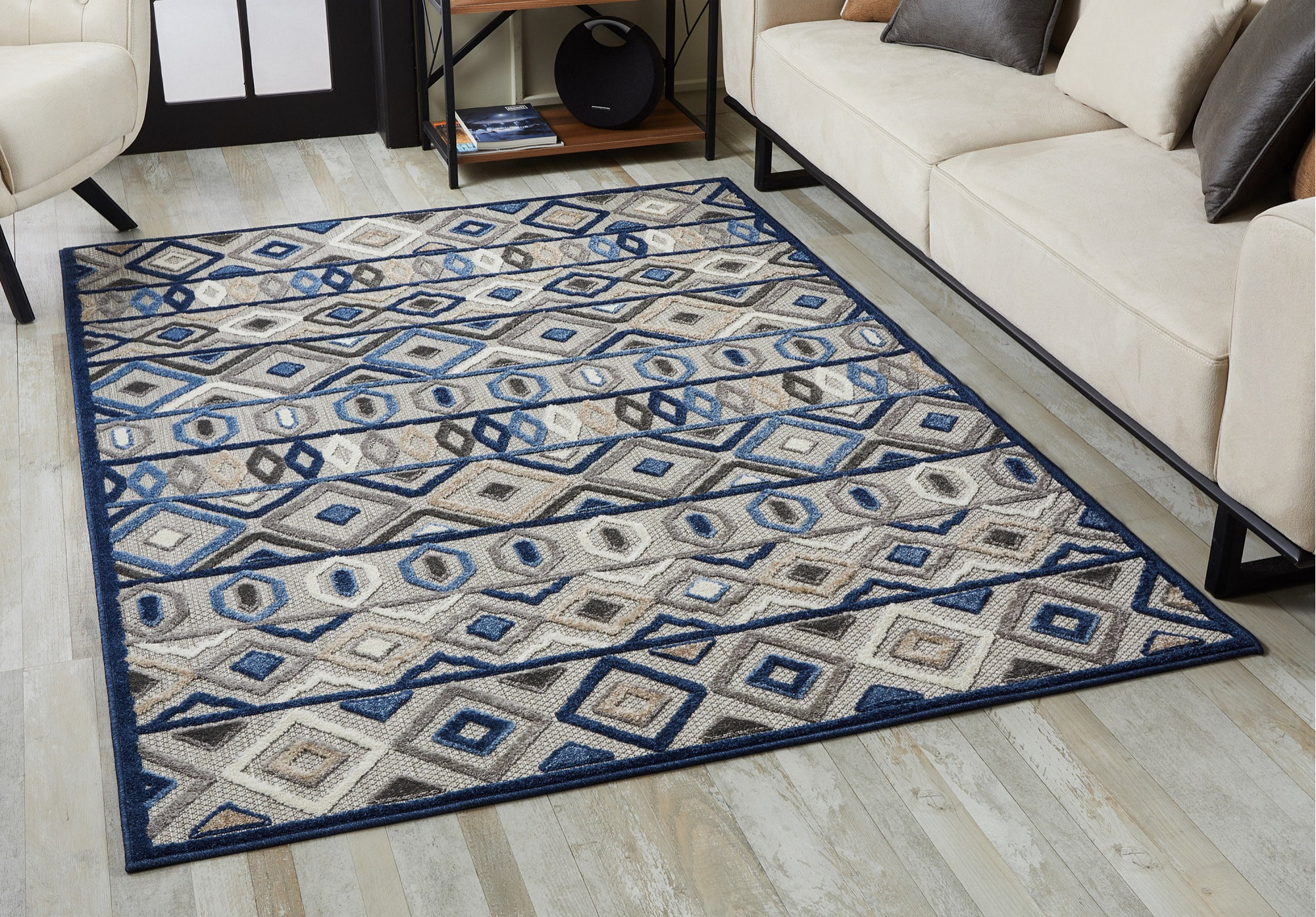 Calla Aztec Indoor/Outdoor Rug, 3'3 X 4'11 - Scandinavian - Outdoor ...