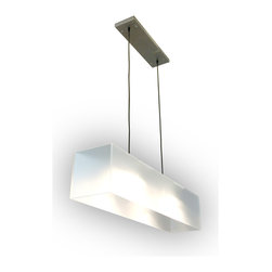 Gus - Gus Frosted Acrylic Hanging Lamp - Bathroom Vanity Lighting