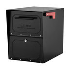 Architectural Mailboxes 6200-10 Oasis Classic Post Mount Locking - Black