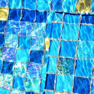 All Glass Tile Pool, Laguna Beach,CA