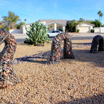 "Jormangundr" The Nordic World Serpent Sculpture