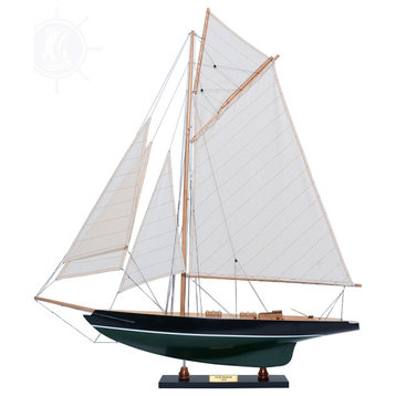 Pen Duick Painted Wooden model sailing boat