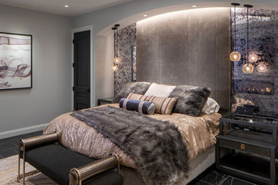 Bedroom - transitional bedroom idea in Other