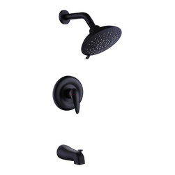 RBROHANT - Pressure Balanced Complete Tub And Shower Faucet With Rough - Tub And Shower Faucet Sets